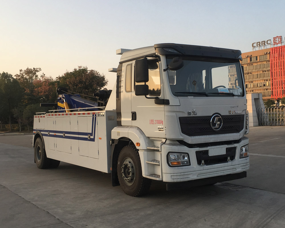 陜汽德龍單橋一拖一清障車(chē)