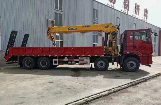 國六陜汽德龍前四后八隨車吊